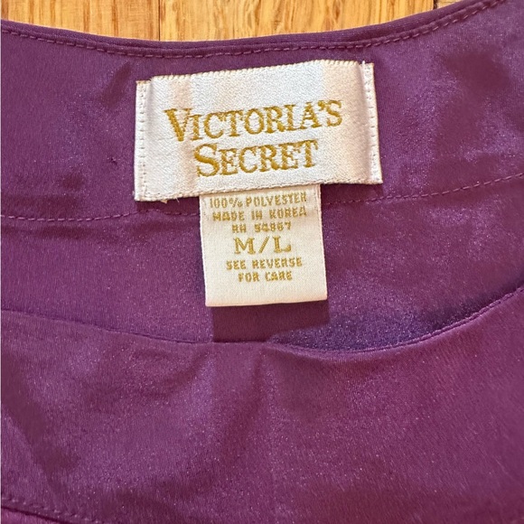 Victoria Secret gold label purple sleep shirt Size M/L (z) - Picture 10 of 10